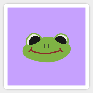 frog (purple) Sticker